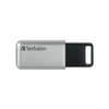 Kép 2/3 - VERBATIM Pendrive, 16GB, USB 3.0, 100/20MB/sec, PC & MAC, GDPR, "SECURE DATA PRO", szürke