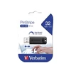 Kép 1/3 - VERBATIM Pendrive, 32GB, USB 3.0,  "Pinstripe", fekete