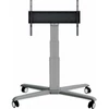 Kép 1/8 - VIEWSONIC gurulós padló állvány, VB-STND-003, elektromos, 55"-84",