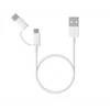Kép 1/3 - XIAOMI Mi 2-in-1 USB Cable (Micro USB to Type C) 30 cm