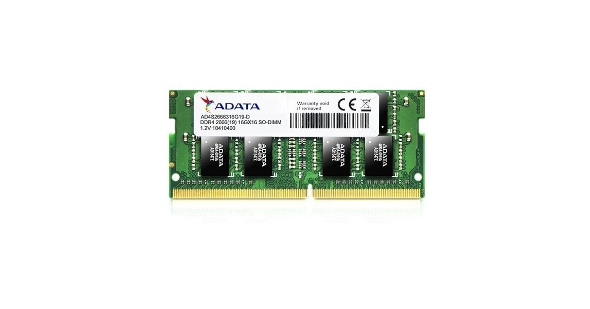 ADATA NB Memória DDR4 16GB 2666Mhz SODIMM