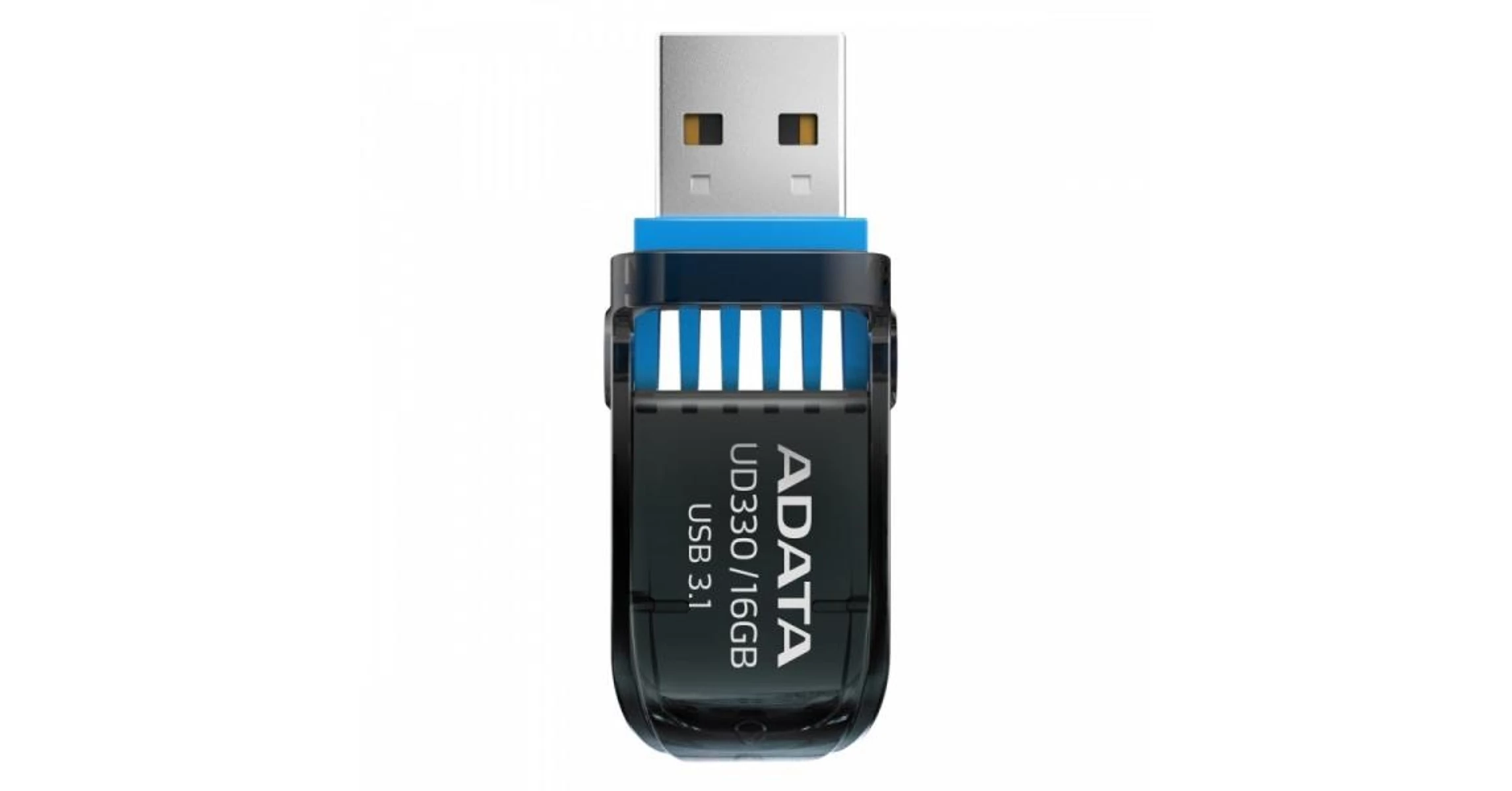 ADATA Pendrive 16GB, UD330, Fekete OTG