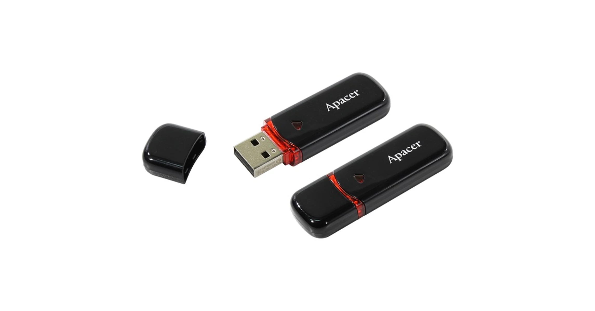 Apacer Pendrive 16GB AH333 USB 2.0, Fekete