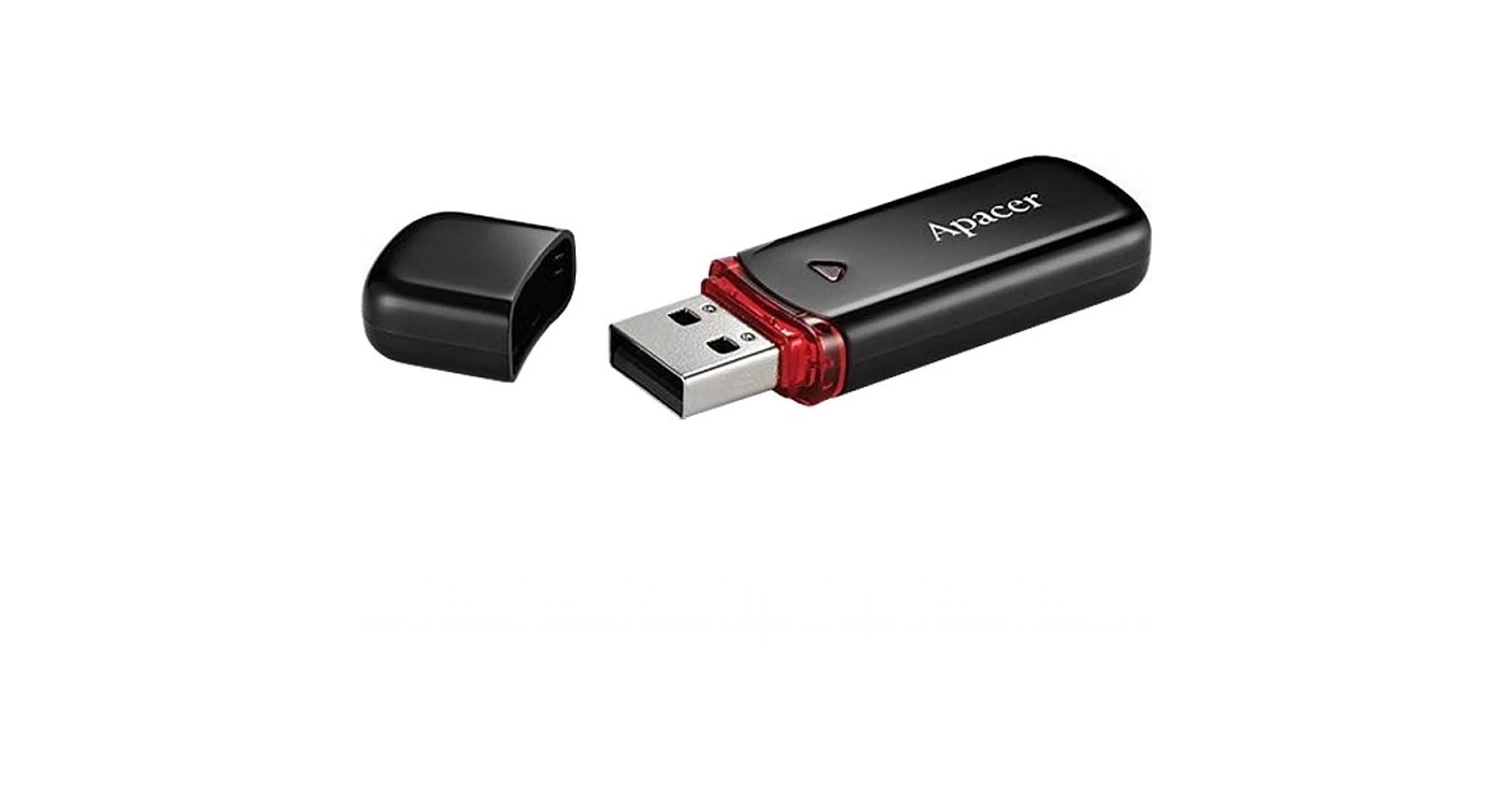 Apacer Pendrive 64GB AH333 USB 2.0, Fekete