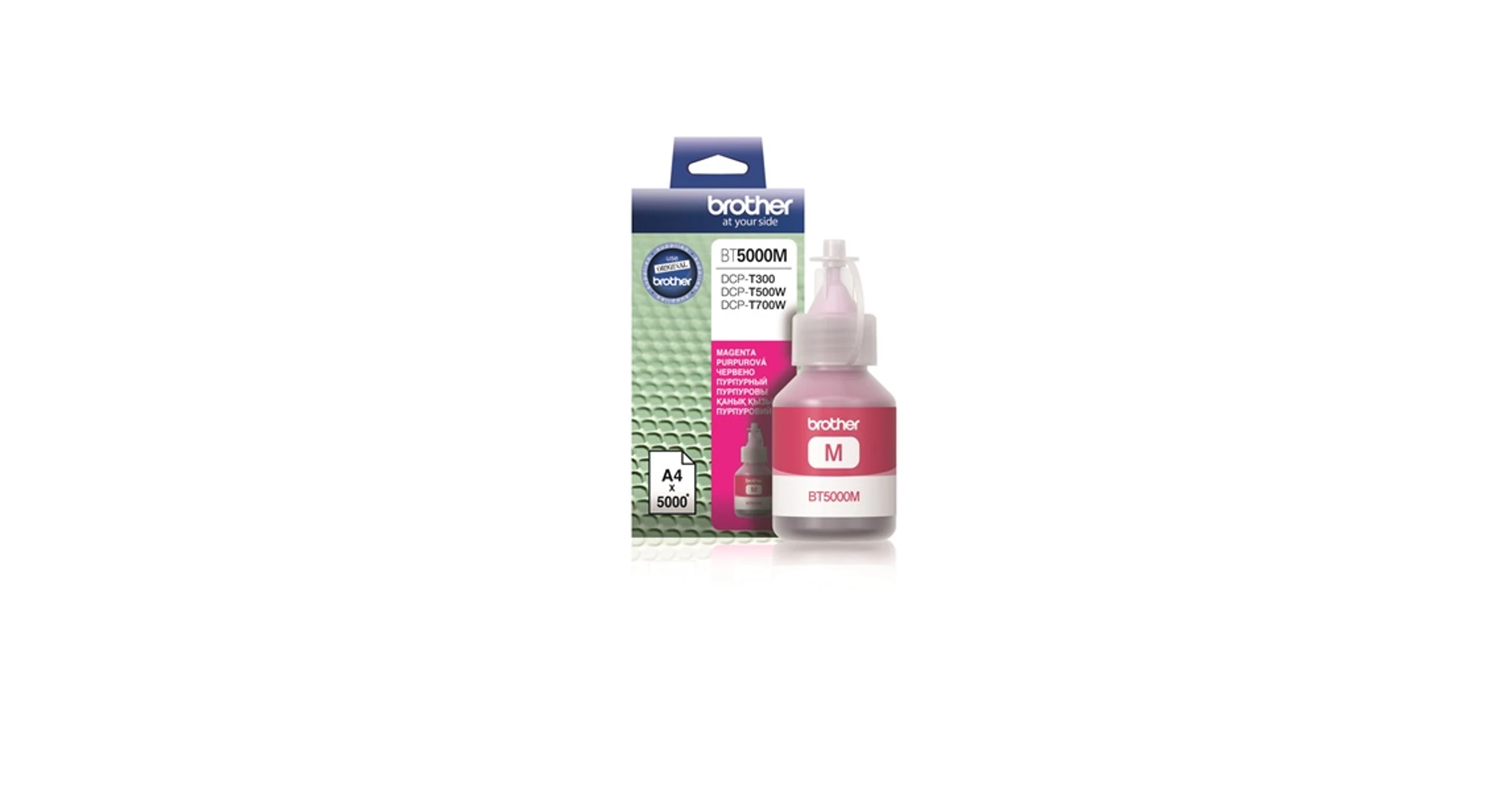 Brother Tintapatron BT5000M, 5000 oldal, Magenta