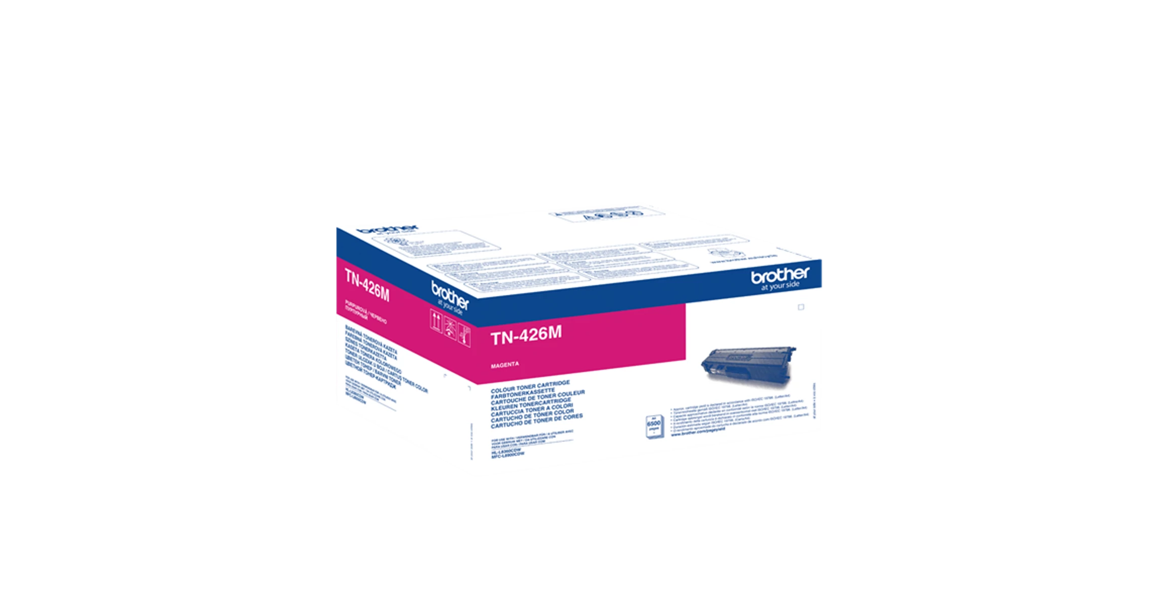 Brother Toner TN-426M, Szuper Nagy töltetű - 6500 oldal, magenta