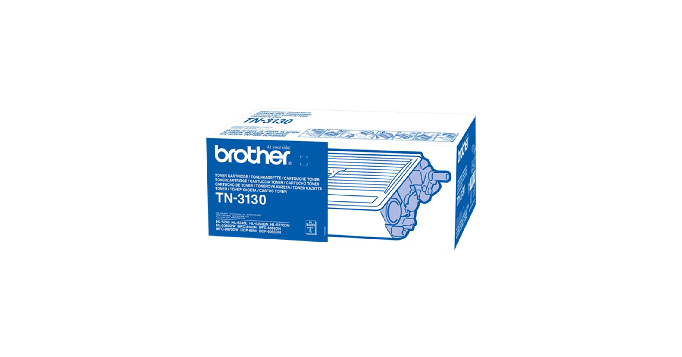 Brother Toner TN3130 - 3500 oldal, Fekete