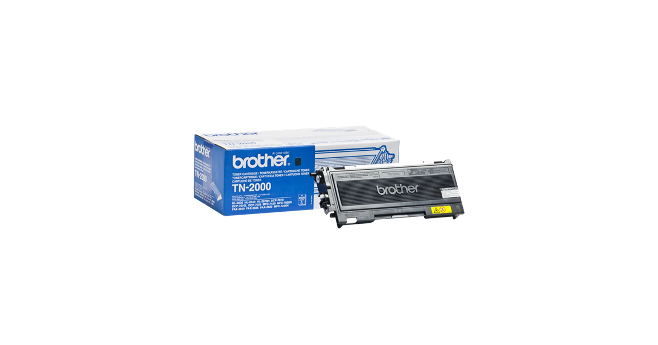 Ecopixel Toner TN-2000, 2.500 oldal (ISO/IEC 19798), Fekete