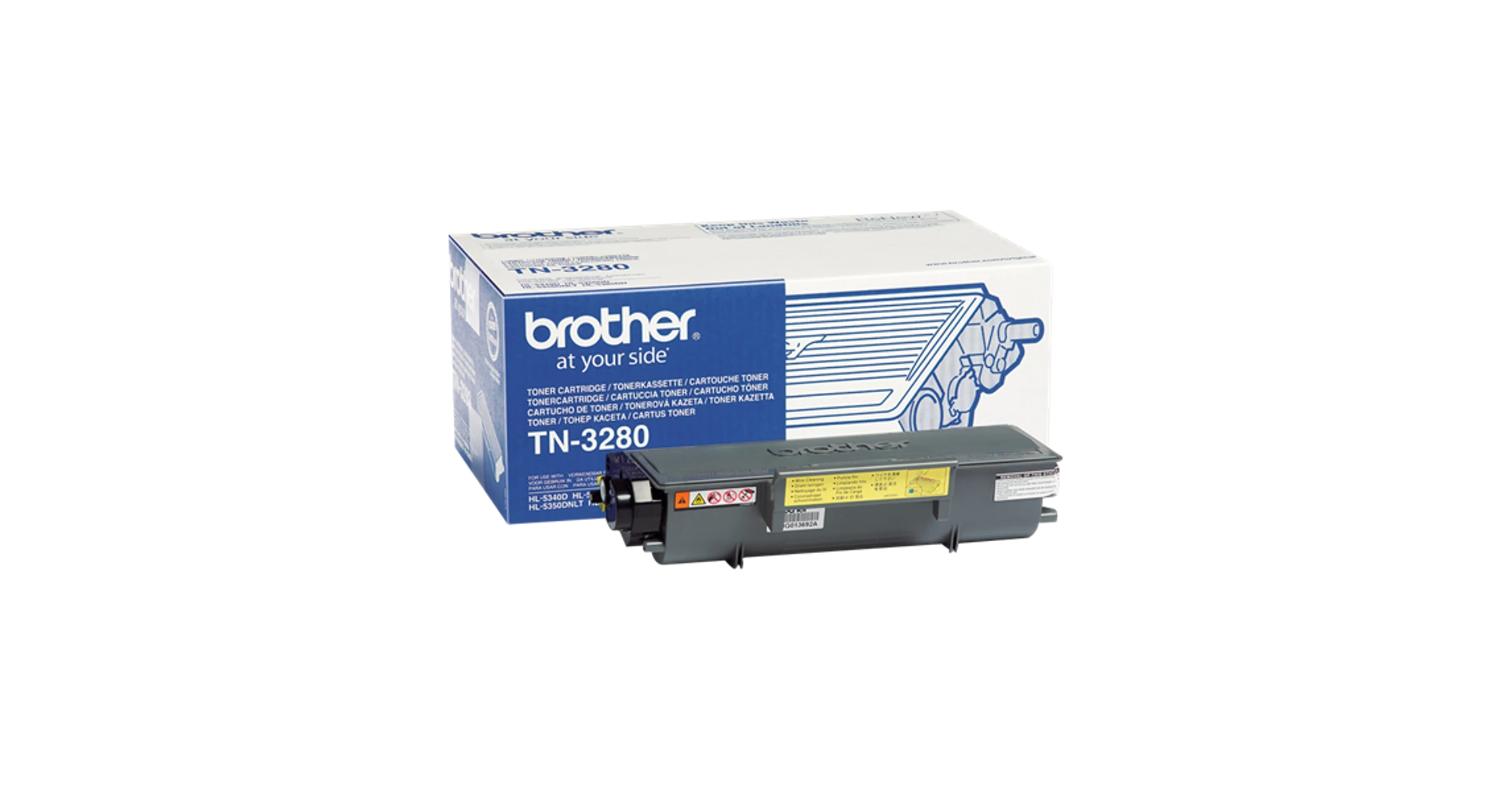 Brother Toner TN-3280, Nagy töltetű - 8000 oldal, Fekete