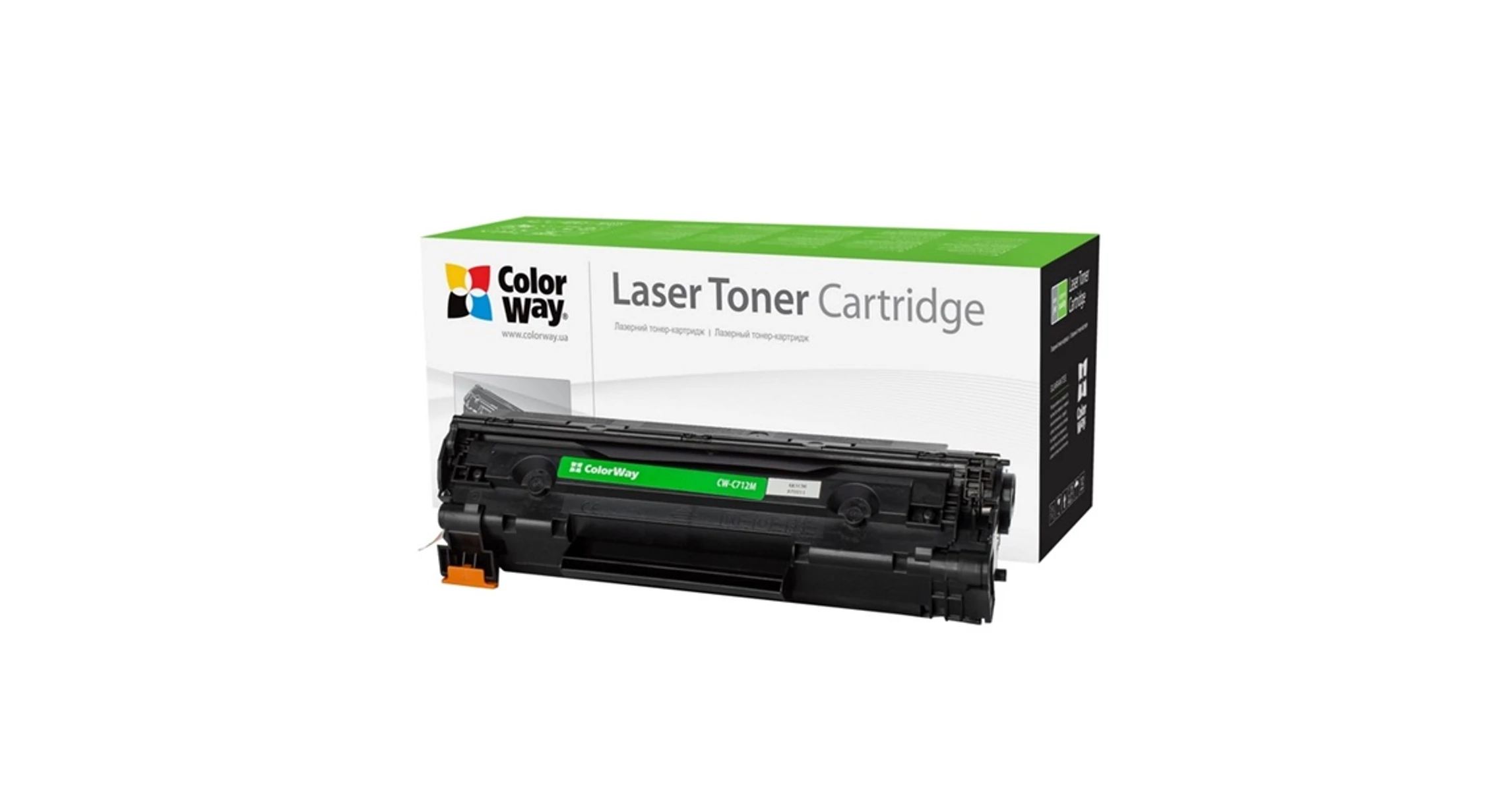 ColorWay Standard Toner CW-C712M, 2000 oldal, Fekete - Can. 712/713; HP CB435A/CB436A