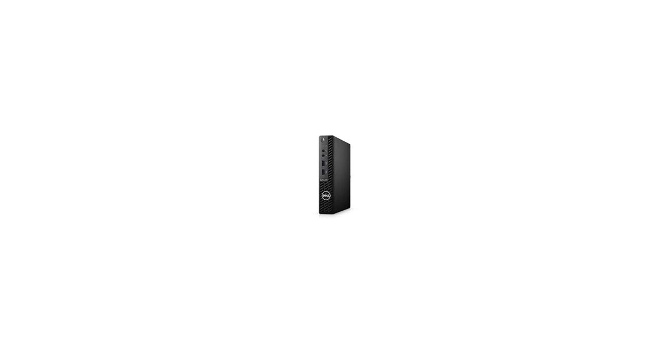 Dell PC Optiplex 3080 Micro, Intel Core i3-10100T (3.00GHz), 8GB, 256GB SSD, WLAN, Serial, Win 10 Pro