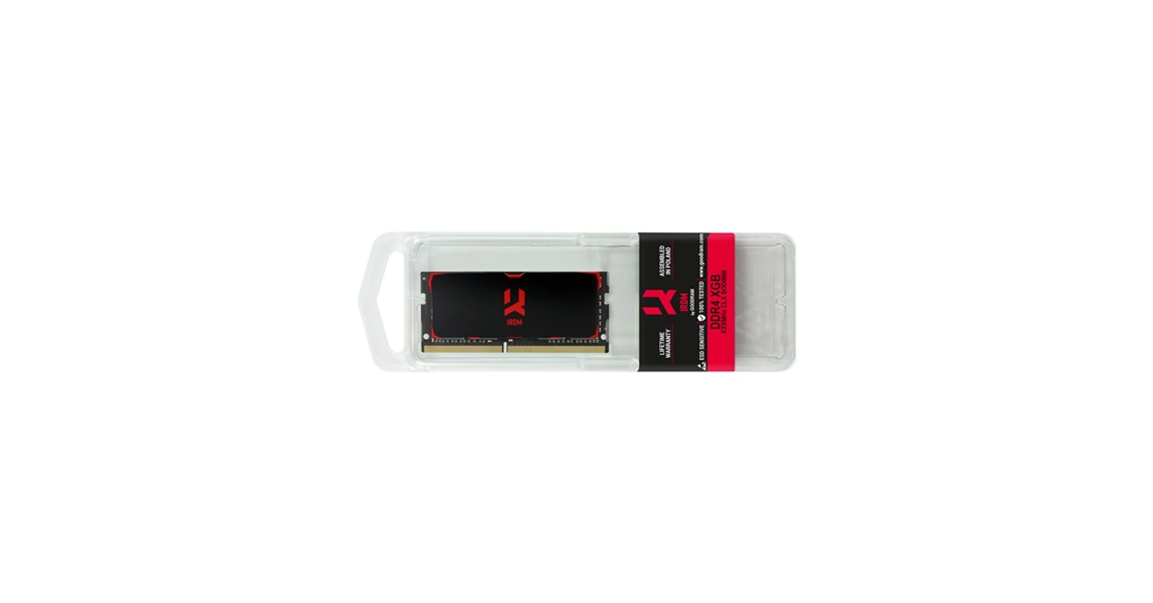 GOODRAM NB Memória DDR4 4GB 2400MHz CL15 SR SODIMM IRDM Series