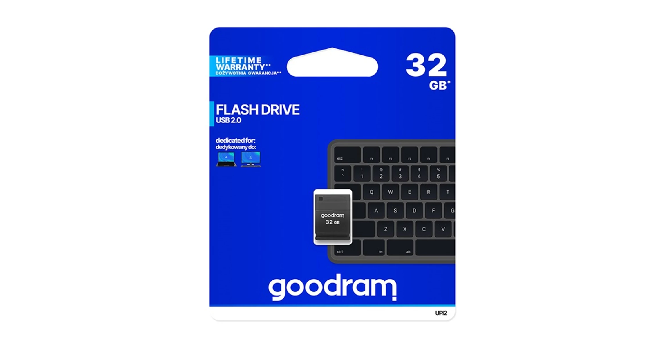 GOODRAM Pendrive 32GB UPI2 USB 2.0, Fekete
