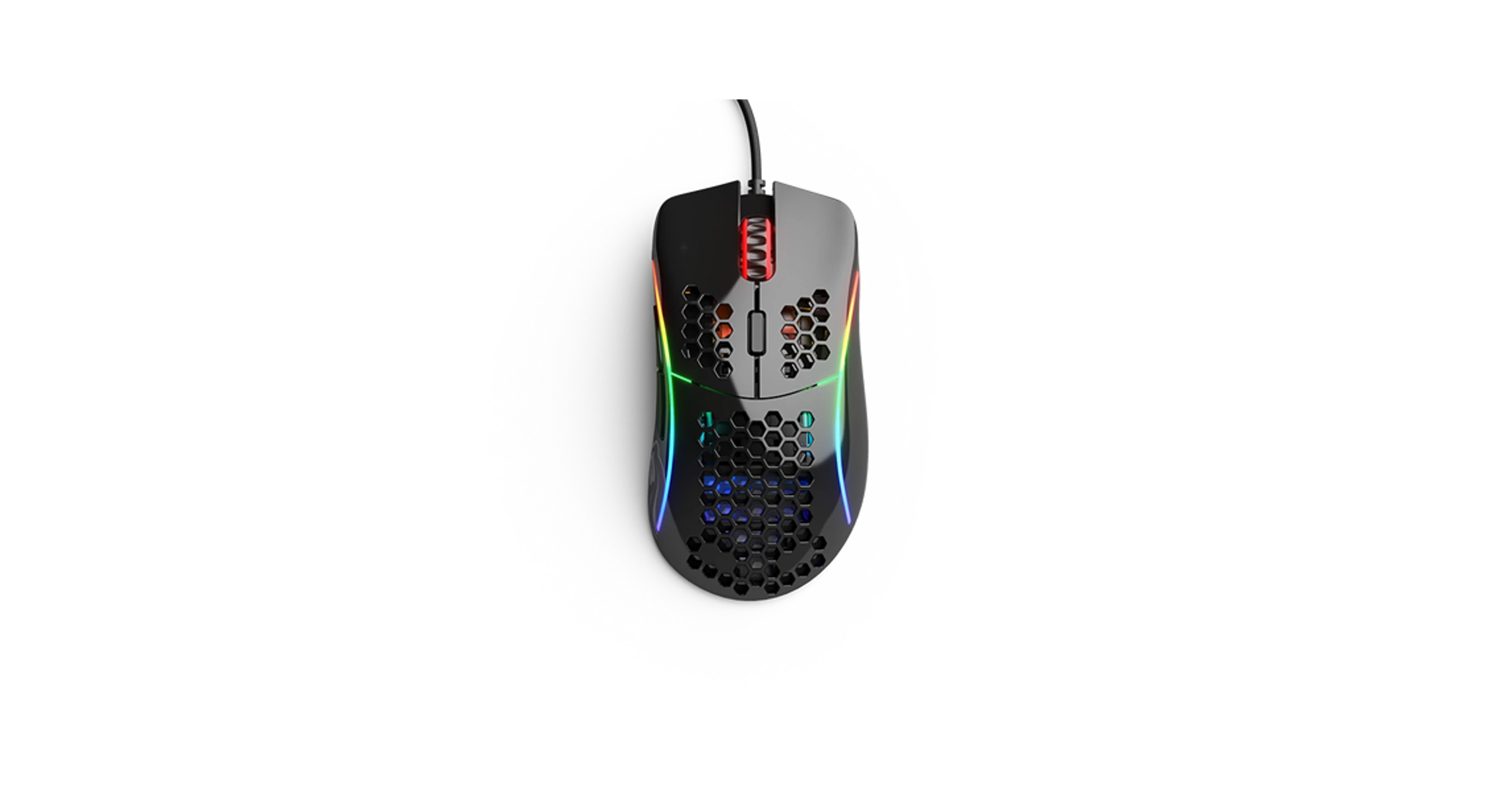 Glorious Egér Gamer Race Model D RGB Optikai USB Fényes Fekete