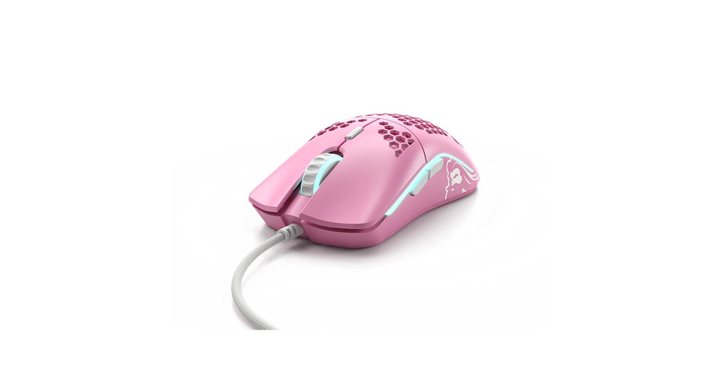 Glorious Egér Gamer Race Model O RGB Optikai USB Pink