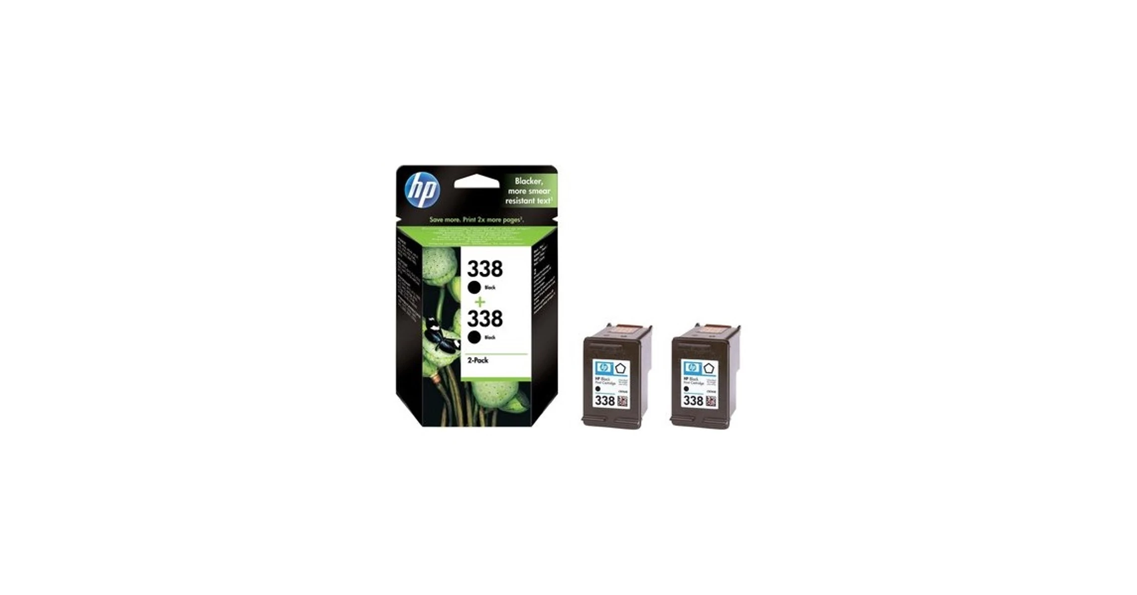 HP Patron No338 fekete 2-pack