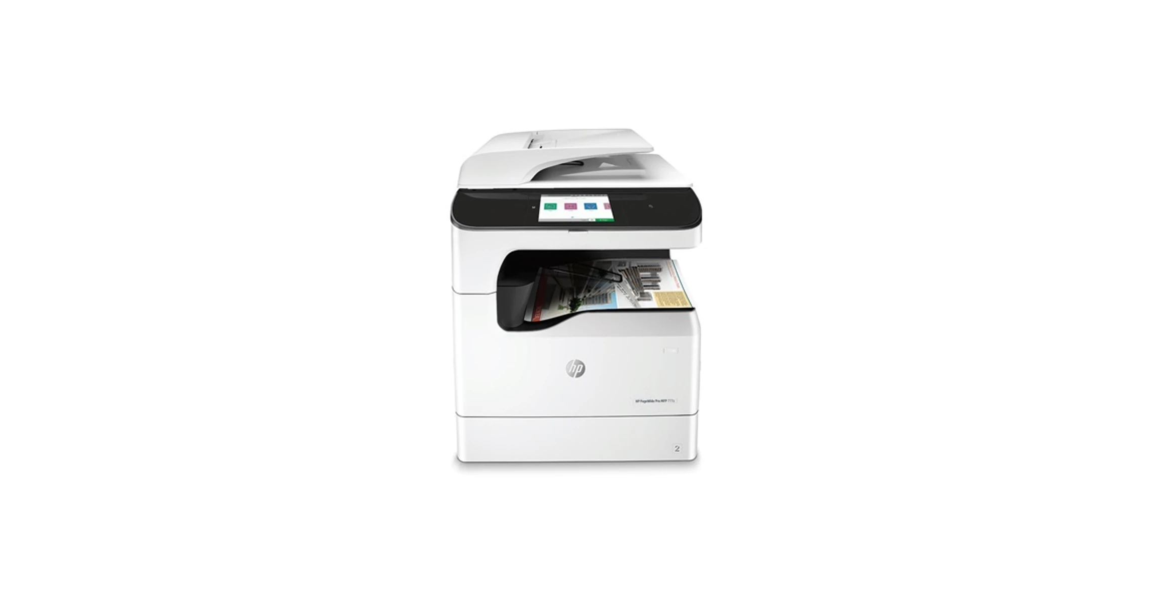 HP Tintasugaras MFP NY/M/S/F PageWide Pro 777z, USB/Háló/Wlan, A3, 45l/p FF(ISO, A4), 2400x1200, Síkágyas, ADF,Duplex