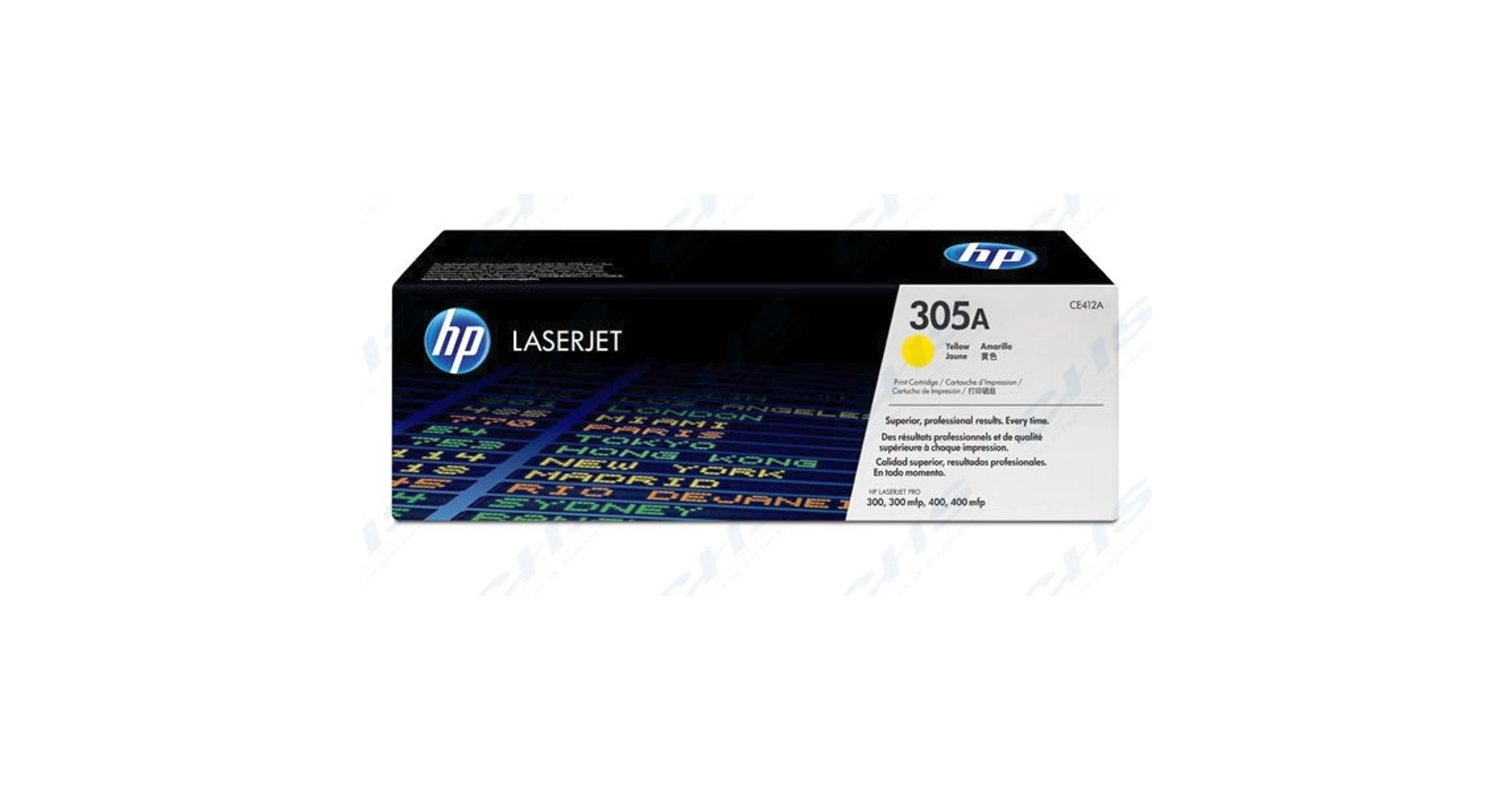 HP Toner 305A LJ Pro 300/400 M351 M375 M451 M475. sárga, 2600/oldal.