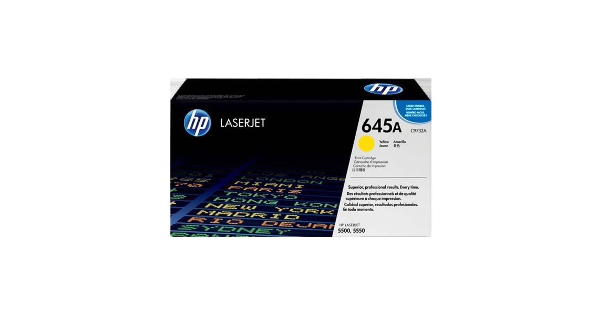 HP Toner 645A CLJ 5500 sárga 12000/oldal