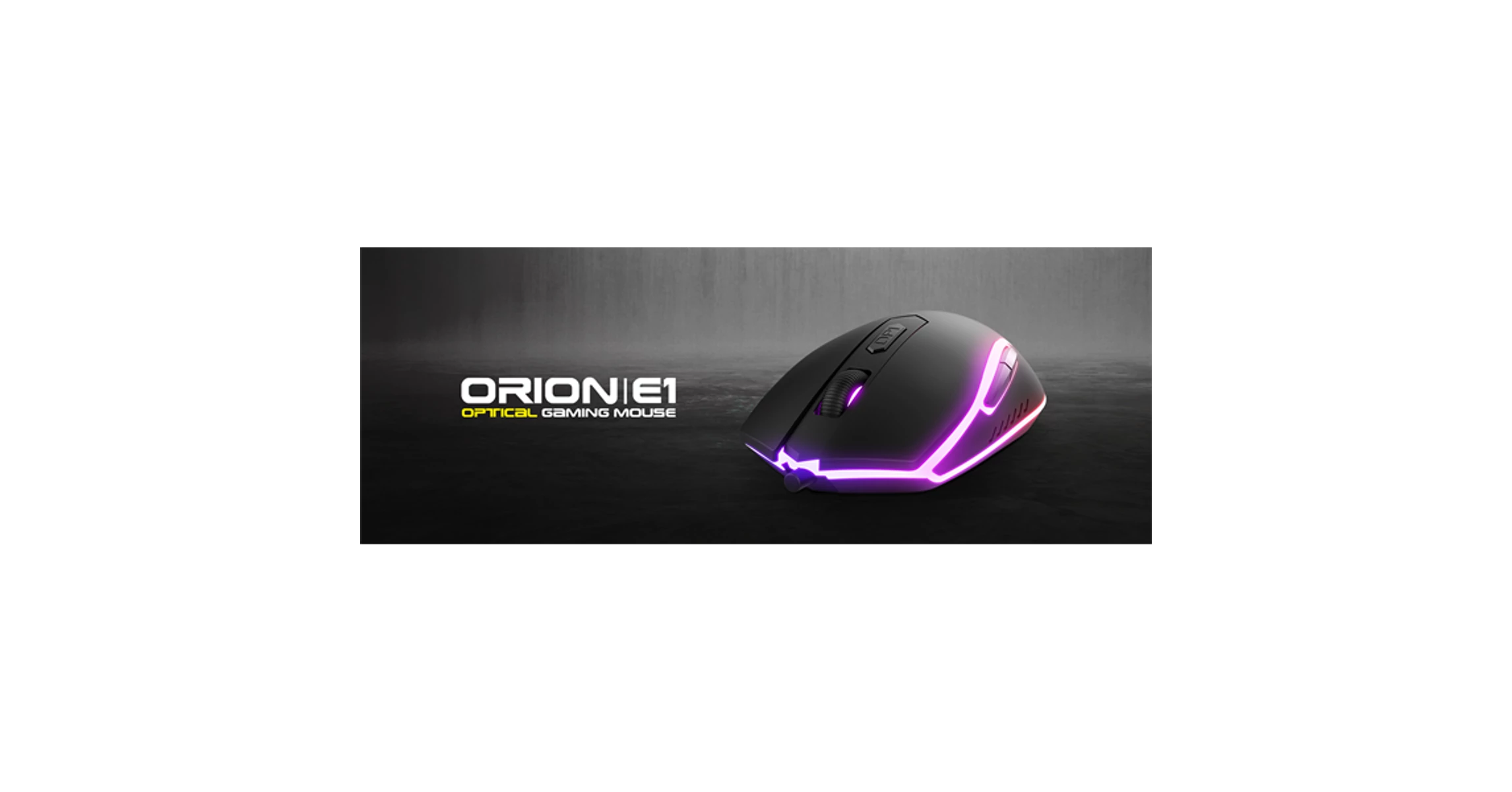 KWG KWG vezetékes gaming egér ORION E1 multi-color