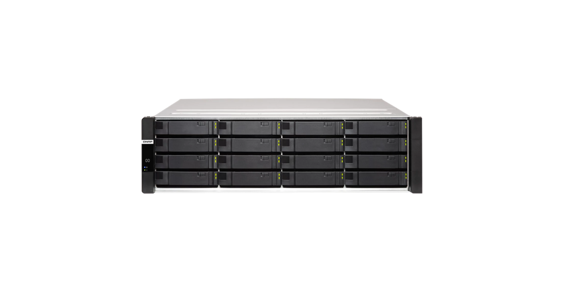 QNAP NAS 16 fiókos ES1686DC-2142IT-96G Xeon 2x8x1.9Ghz, 2x48GB DDR4, 2x3x1GbE, 2x4x10GbE SFP+, 2x2xUSB3.2