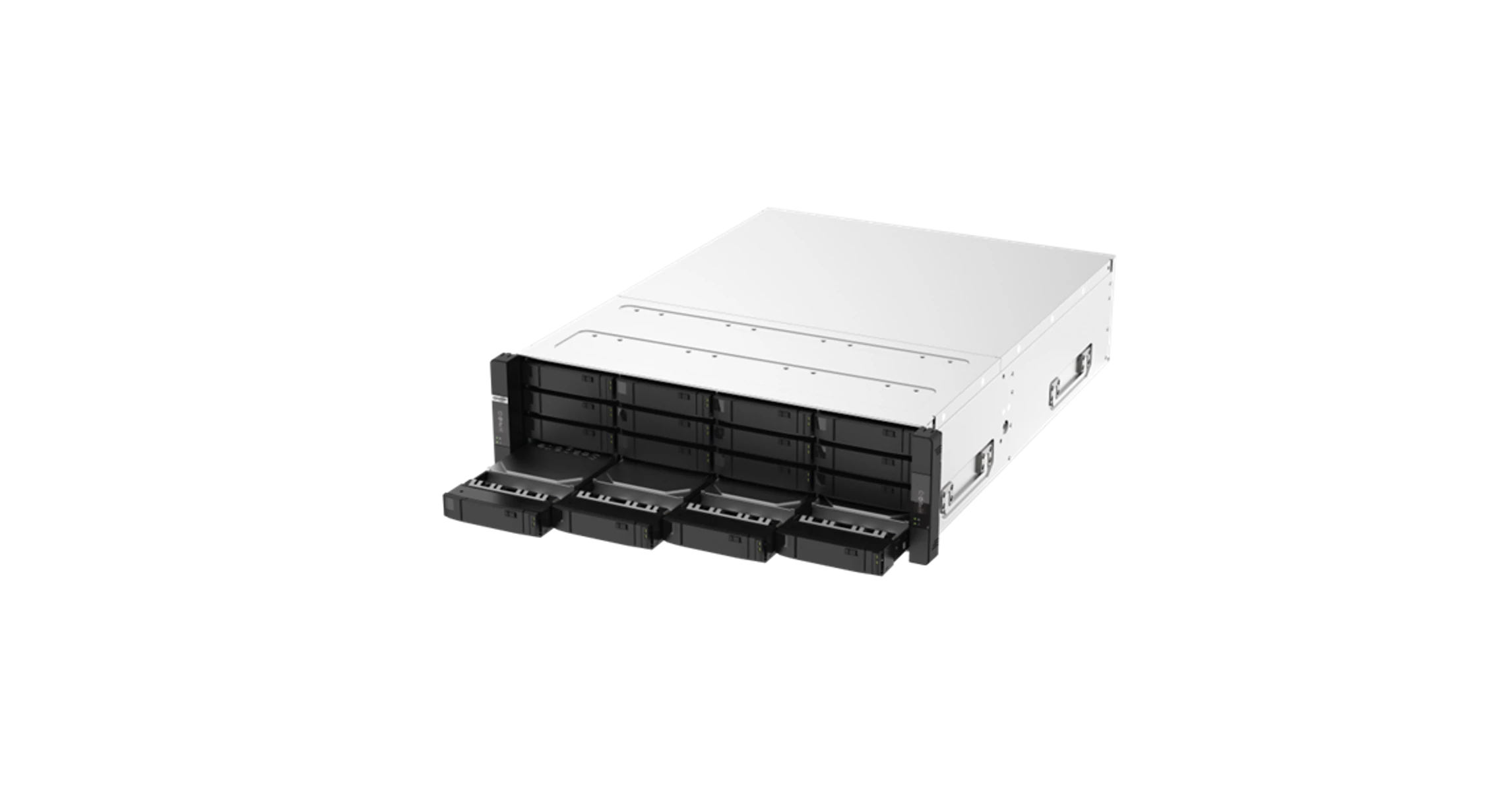 QNAP NAS 16 fiókos GM-1002 XEON 6x3,4GHz, 2x8GB RAM, 2x2.5/1G/100M,  2 x 10GbE SFP+ SmartNIC, 3U