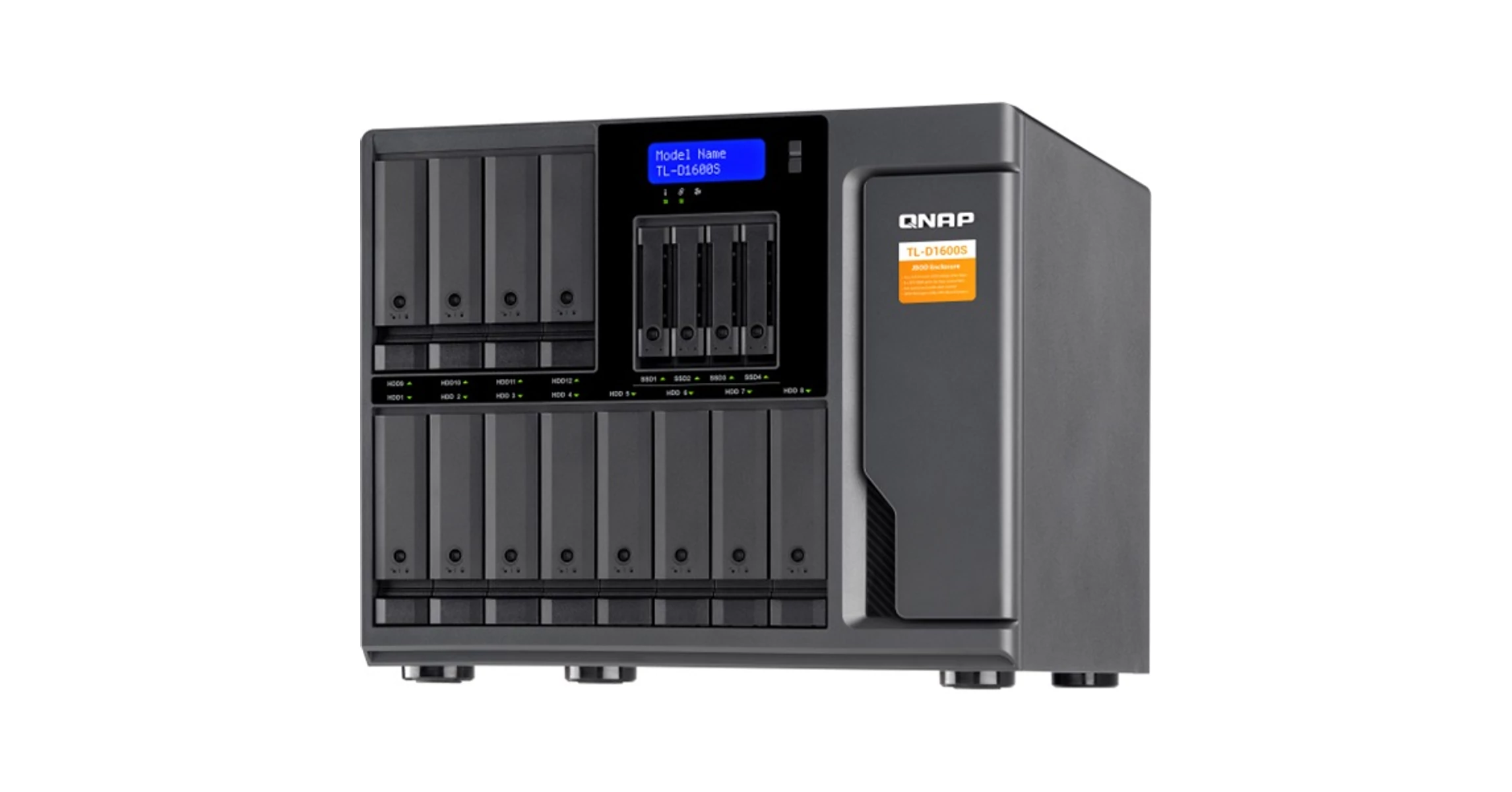 QNAP NAS 16 fiókos SATA 6Gbps JBOD bővítőegység TL-D1600S