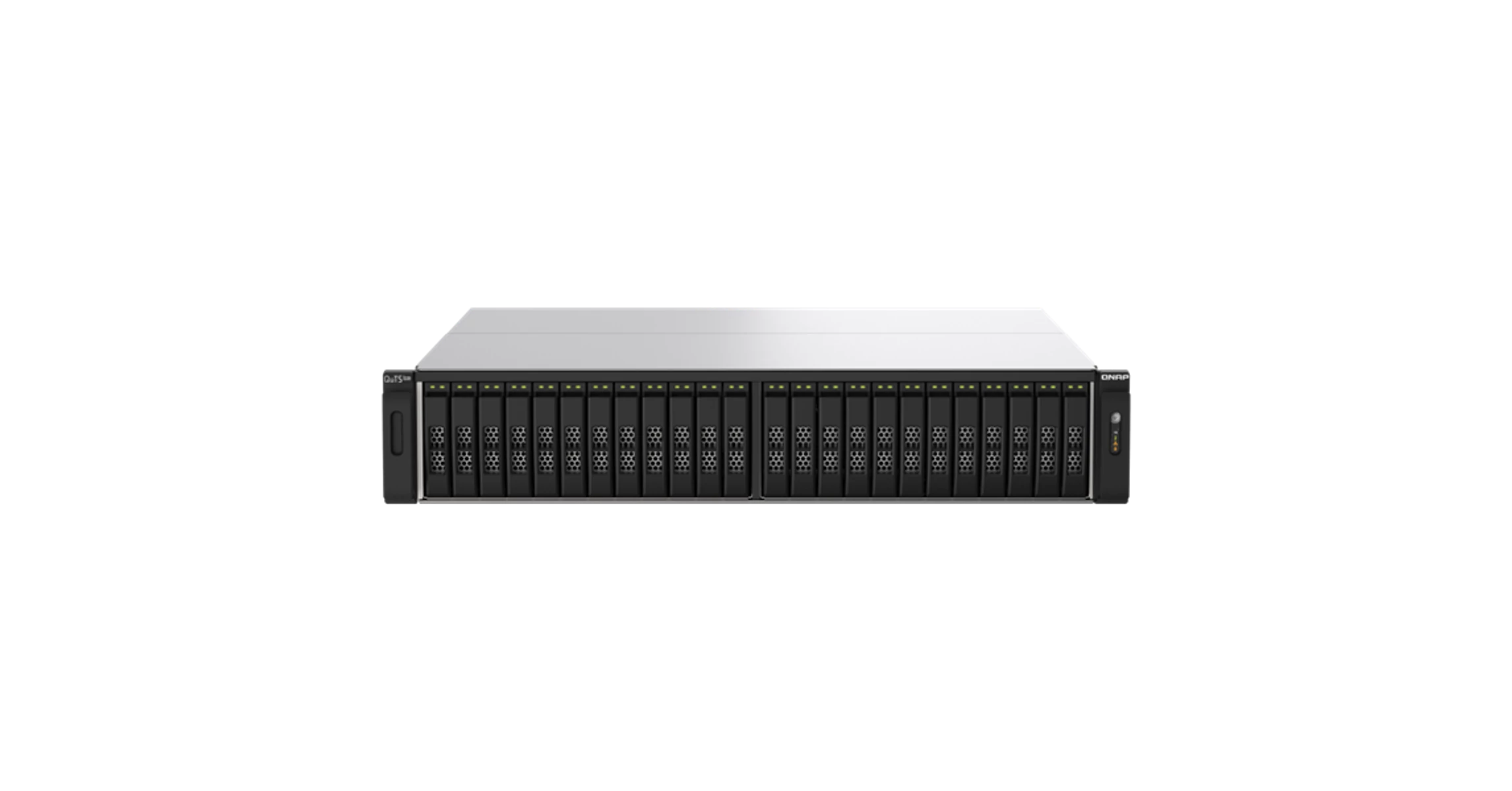QNAP NAS 30 fiókos TS-h3088XU-RP-W1270-64G XEON 8x3,4GHz, 4x16GB RAM, 4x2.5G/1G/100M, 2x25Gigabit, Rackmount