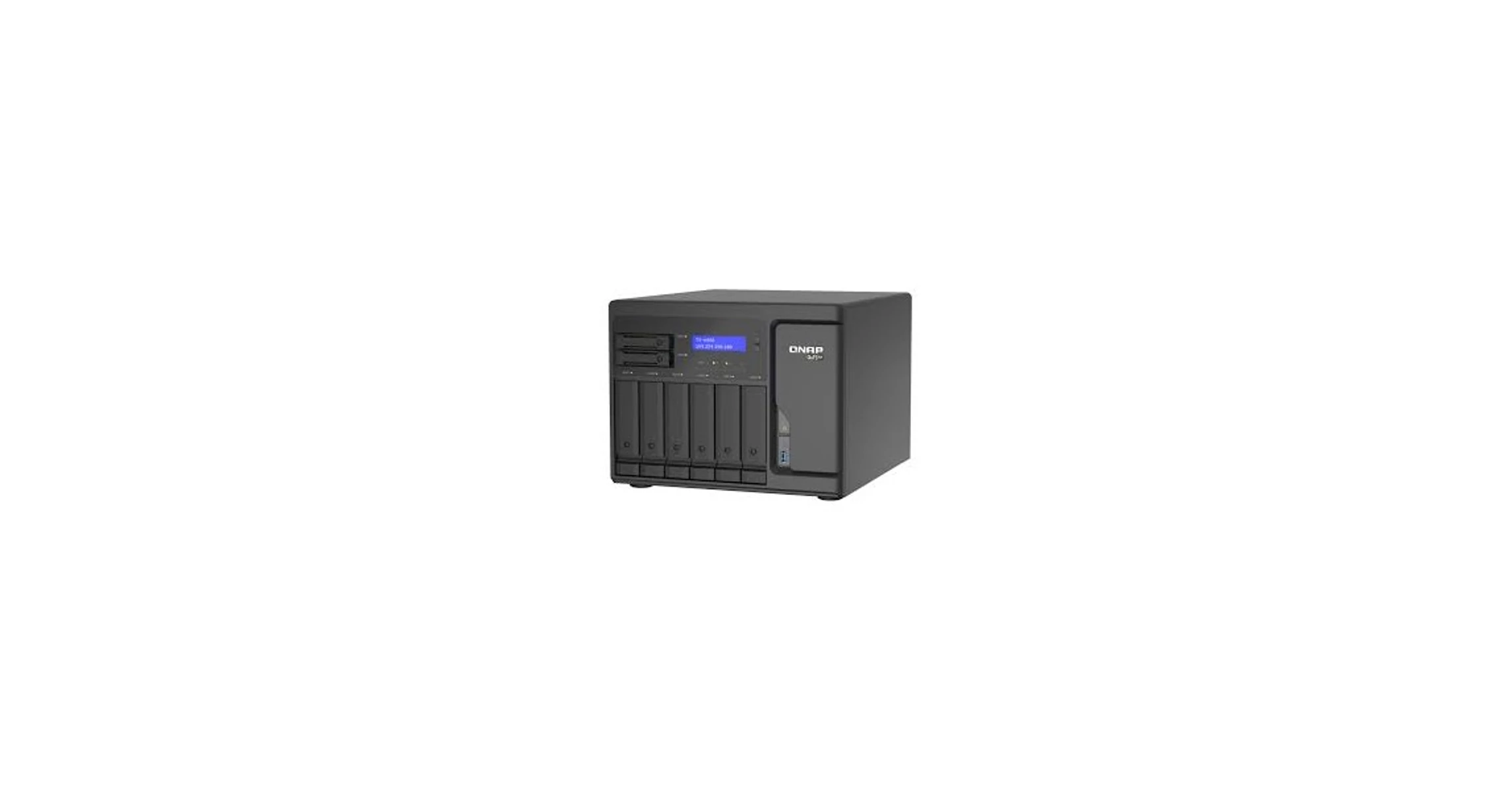 QNAP NAS 8 fiókos TS-H886-D1622-16G Xeon 4x2,6Ghz, 16GB RAM, 4x2.5 GbE, 3xUSB3.2