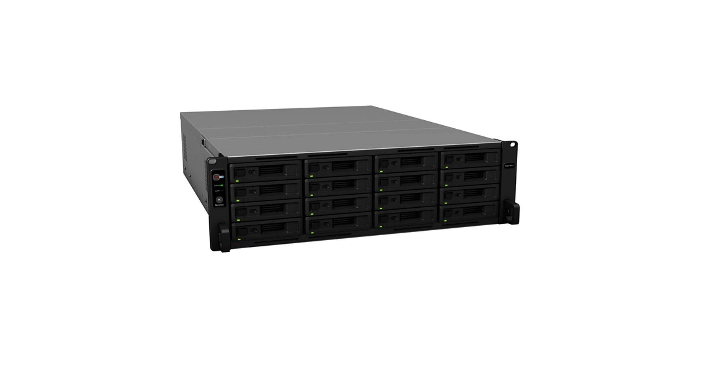 Synology NAS 16 fiókos RS2818RP+ Intel Atom C3538 4x2,1GHz, 4GB DDR4, 4x1GbE, 2xUSB3.2