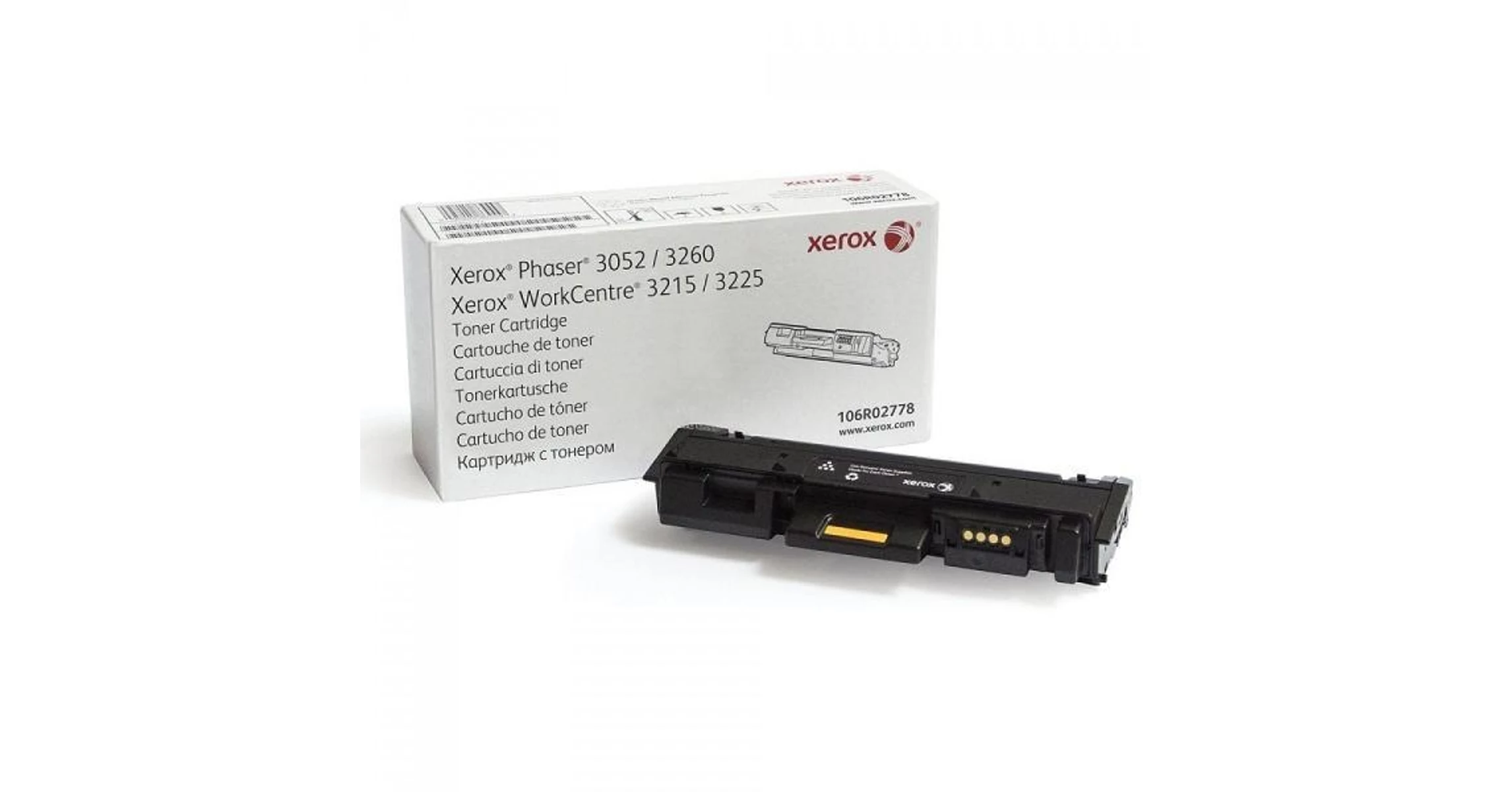 Xerox Toner Phaser® 3052/Phaser® 3260/WorkCentre® 3215/WorkCentre® 3225, Fekete, 3000 oldal