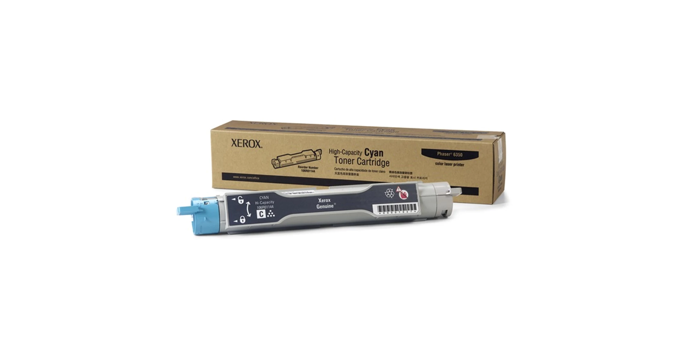 Xerox Toner Phaser 6350 kék 10000/oldal
