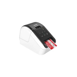 BROTHER Címkenyomtató QL-810WC, asztali, thermál, Fekete/Piros nyomtatás, 148 mm/mp, WiFi/USB, 300dpi, PTE Lite, DK