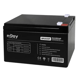 APC (NJOY) GP12122F Akkumulátor 12V/12Ah zárt, gondozásmentes Borne T2