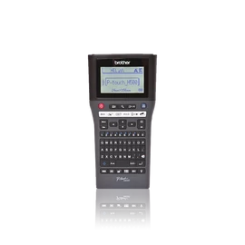 BROTHER Címkenyomtató PT-H500, kézi, QWERTY billentyűzet, TZe szalag: 3,5-24mm, 30mm/sec, háttér világítású grafikus LCD