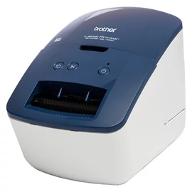 BROTHER Címkenyomtató QL-600, asztali, thermál, 71 mm/mp, USB, 300dpi, DK címke
