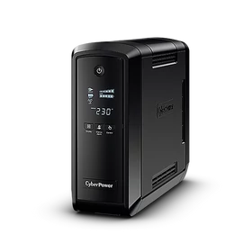 CYBERPOWER UPS, gaming, CP900EPFCLCD (6 aljzat) 900VA 540W, 230V szünetmentes tápegység +2 USB LINE-INTERAKTÍV, AVR