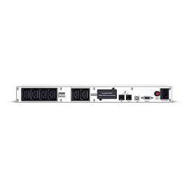 CYBERPOWER UPS OR600ERM1U (6xIEC C13) 600VA 360W 230V RACK szünetmentes tápegység + USB, LINE-INTERACTIVE