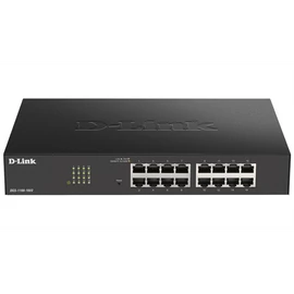 D-LINK Switch 16x1000Mbps Fémházas Asztali Menedzselhető, DGS-1100-16V2/E