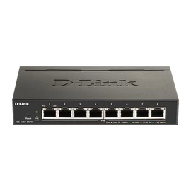 D-LINK Switch 5x1000Mbps Fémházas Asztali Menedzselhető, DGS-1100-05V2/E