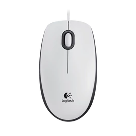 LOGITECH Egér - M100 Vezetékes Optikai, Fehér