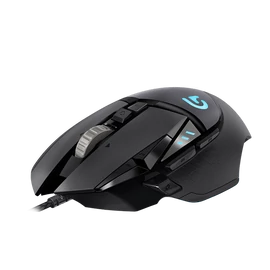LOGITECH Egér - G502 Lightsync RGB Vezetékes Gaming, Fekete