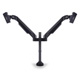 MULTIBRACKETS 2 karos asztali konzol, M VESA Gas Lift Arm Dual Black (15-32", max.VESA: 100x100 mm, 10 kg)