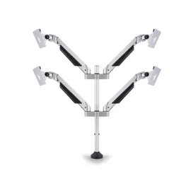 MULTIBRACKETS 4 karos asztali konzol, M VESA Gas Lift Arm Quad Silver (15-32", max.VESA: 100x100 mm, 10 kg)
