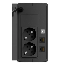 NJOY Szünetmentes 800VA - Keen 800 (2 Schuko, line-interaktív, fekete)