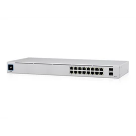 UBiQUiTi Switch 16x1000Mbps (8xPOE+) + 2x1000Mbps SFP, Menedzselhető, Rackes - USW-16-POE