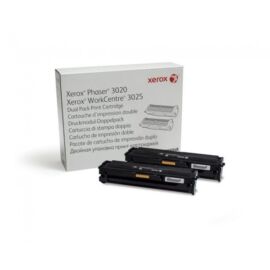 XEROX Toner (2db-os kiszerelés) Phaser® 3020/WorkCentre® 3025, Fekete, 3000 oldal