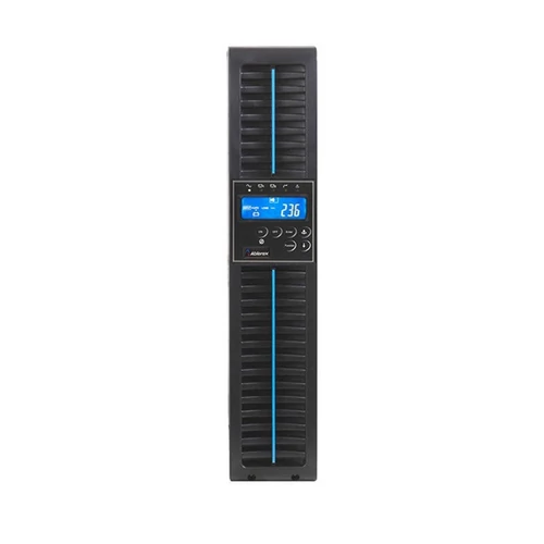 ABLEREX UPS, ARES RT+, 3xIEC, 1000VA (900 W) Online kettős konv. szünetmentes tápegység, LCD, 2U, rack/tower