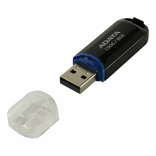 ADATA Pendrive 8GB, C906, Fekete