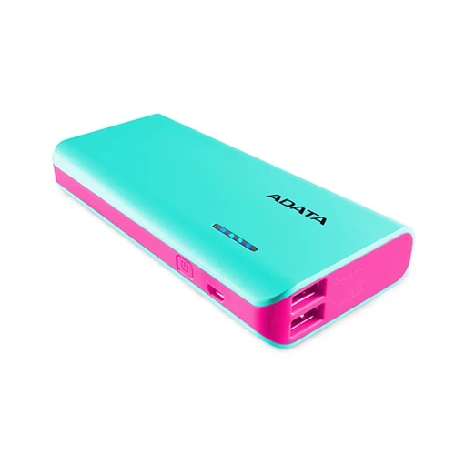 ADATA Power Bank 10000mAh APT100 Kék-Rózsaszín